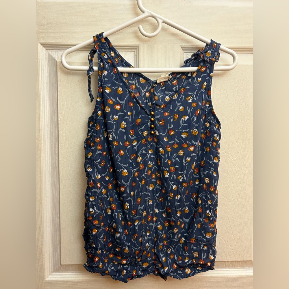 Vintage Style Floral Tank